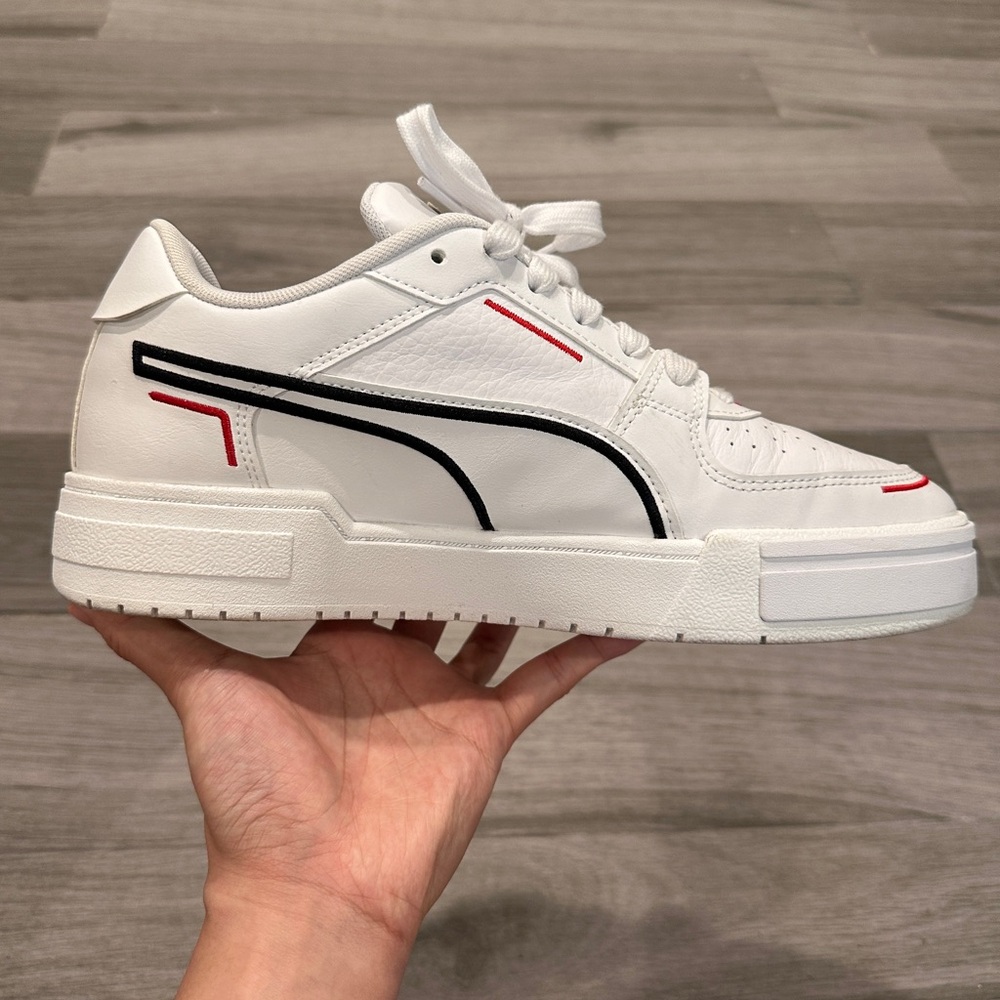 PUMA Ca Pro Embroidered Lace Up  Mens White Sneakers Casual Shoes 381055-01 - Picture 7 of 9